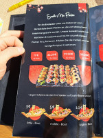 Sushi Plaza Gmbh menu