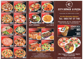 Euro City Döner Und Pizza menu