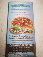 Turquoise Döner Und Pizza menu