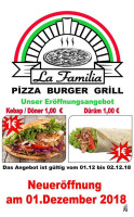 La Familia (pizza Burger Grill) menu