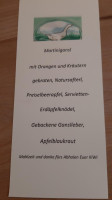 Kirchenwirt Aschach menu