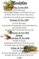 Zum Goldenen Schiff menu