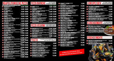 Pizzeria Bella Nürnberg menu