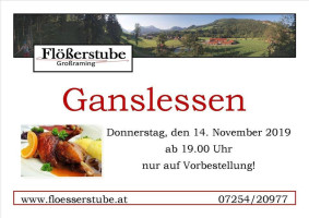 Flößerstube menu