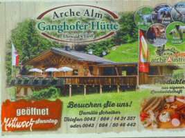 Ganghofer-hütte menu