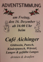 Aichinger Gasthaus- -disko-kegelbahn menu