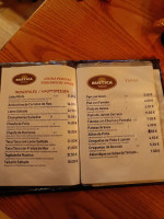 Rustica Tapas menu