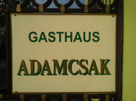 Gasthaus Adamcsak menu