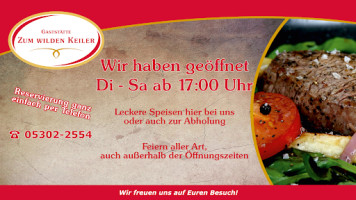 Gaststätte Zum Wilden Keiler menu