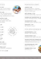 Die Sandburg menu