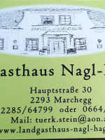 Gasthaus Nagl-Hager menu