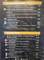 Pizzeria Pimanzo menu