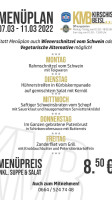 Kirschis Beisl menu