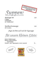 Café Sabine menu