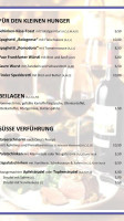 Hotel-Restaurant Edelweiss menu