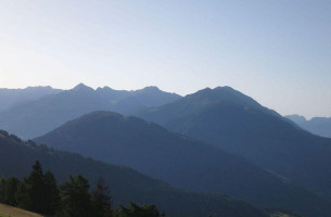 Mecki's Dolomites Panoramastubn Og Lugger outside