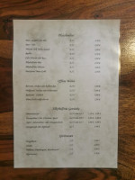 Forster Einkehr menu