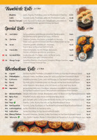 My Sushi menu