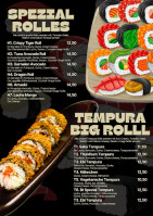 Thai Sushi menu