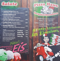 Pizza Haus Original Steinofen menu