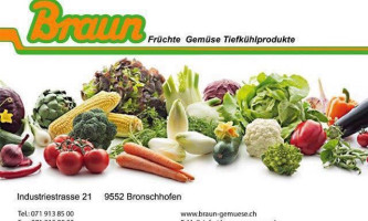 Braun Früchte Gemüse Ag menu