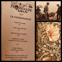 de la Promenade menu