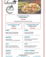 Pizzeria Lucania menu