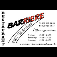 Restaurant Musikbar Barriere menu