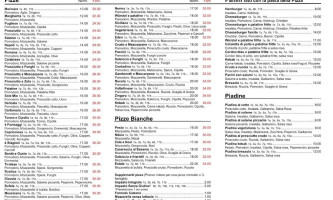 Bontà Gusto menu