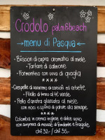 Crodolo Palm Beach menu