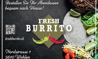 Fresh Burrito Take Away menu