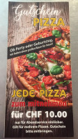 Zeit Zum Pizza menu