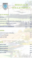 Golfrestaurant Wylihof menu