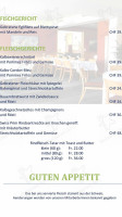 Golfrestaurant Wylihof menu