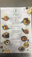 Le Bungalow menu