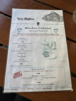 Augustiner Drei Mühlen menu