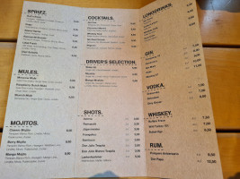 Ruff's Burger menu