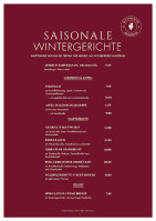 Weinberg menu