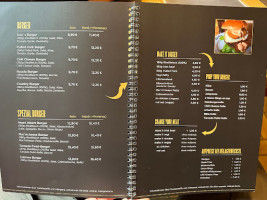 Don's Diner menu