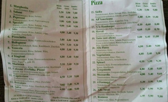 Pizzeria Da Salvo menu