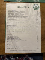 Lindner Brau Brauereigaststatte menu