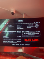 Bang Bang menu