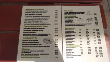 Kreuzalm menu