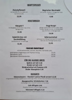 Wirtshaus Hohenwart menu