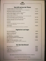 Waldhäusle menu