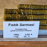 Pasam Baklava menu