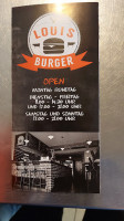 Louis Burger menu