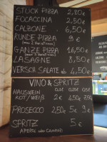 Bye Bye Cavaliere menu
