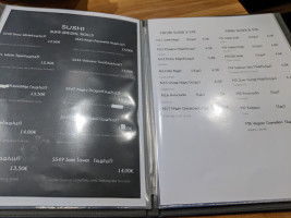 Sumi Bar Restaurant menu