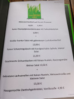 Landgasthaus Oesterle Stefan Oesterle menu